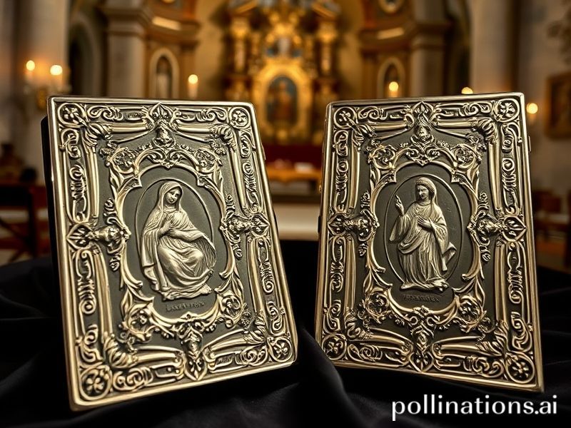 Malta Senglea basilica’s silver missal covers