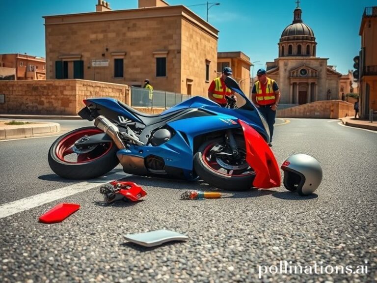 Malta Motorcyclist seriously injured in Luqa crash