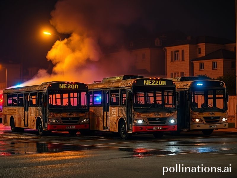 Malta Three buses destroyed in Naxxar blaze