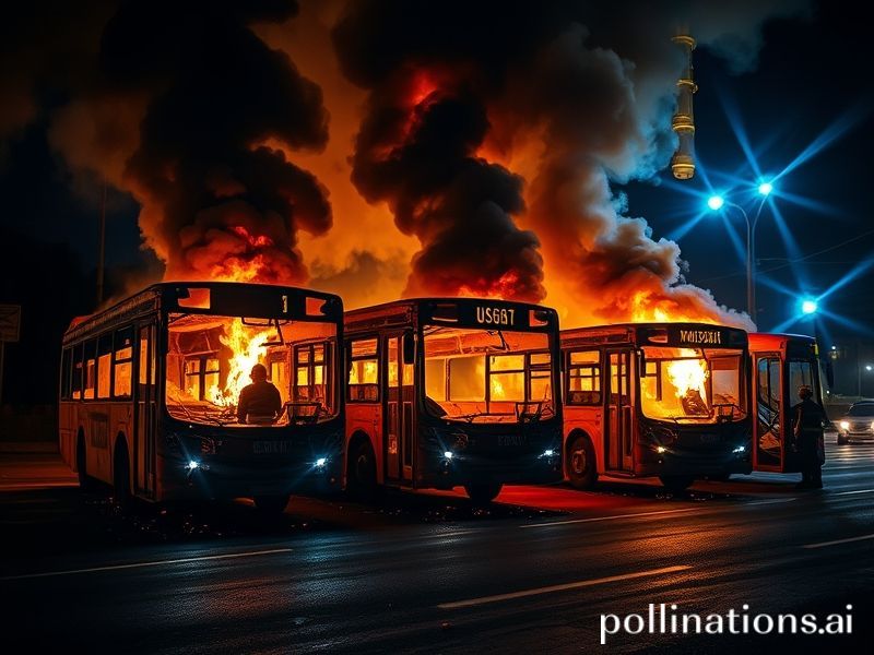 Malta Watch: Three buses destroyed in Naxxar blaze