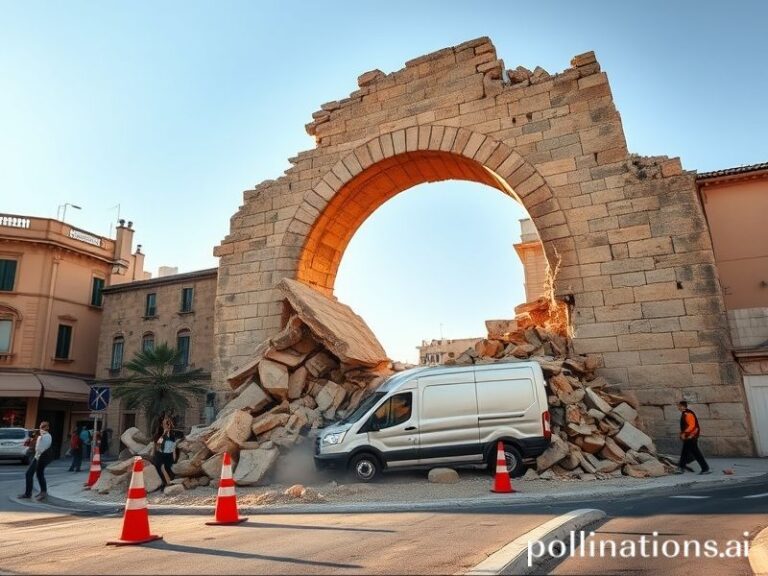 Malta Birkirkara aqueduct arch collapses after traffic accident – council