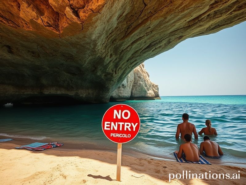 Malta No entry sign put up at Mġiebaħ Bay as danger looms right on top of bathers