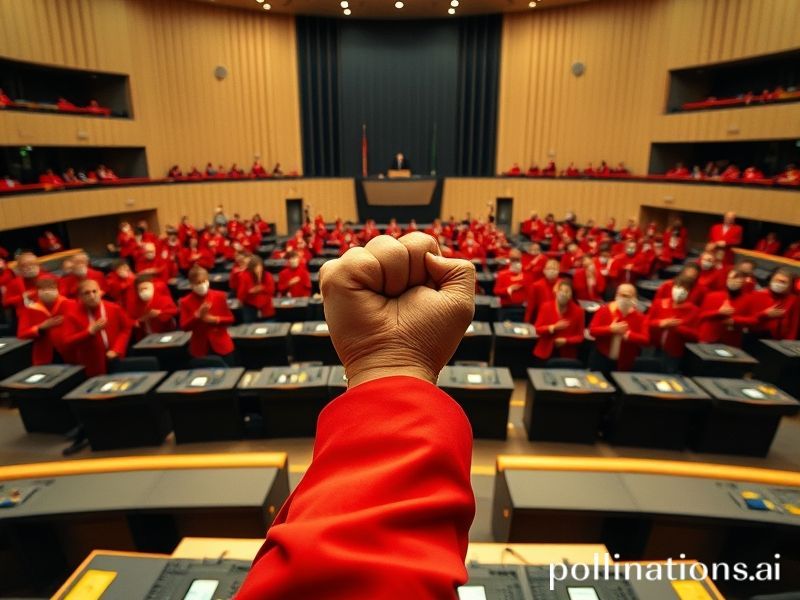 Malta PL MEPs wear red in solidarity with Gaza during EU State of Union address