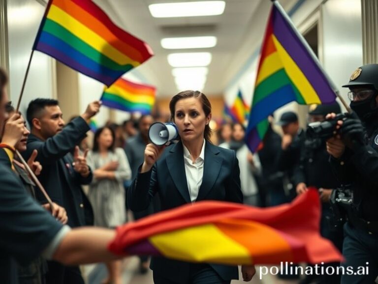 Malta Gay rights activists interrupt Rebecca Buttigieg after member detained