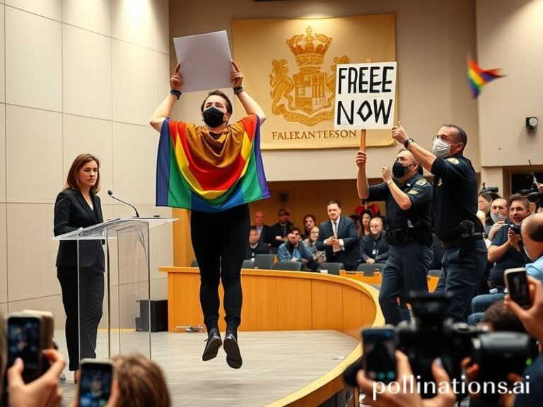 Malta Gay rights activists disrupt Rebecca Buttigieg speech after member detained