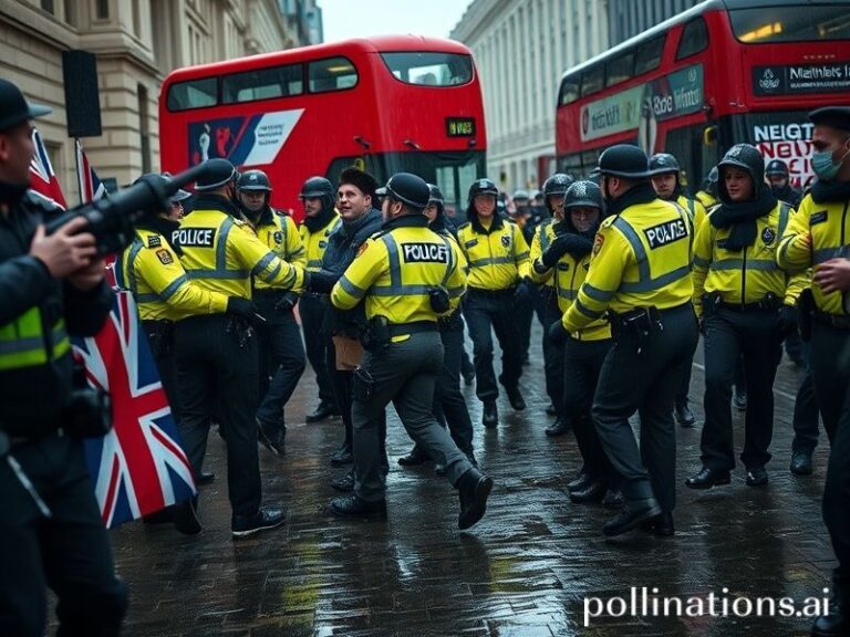 Malta Police in London arrest protesters after clashes at large far-right rally