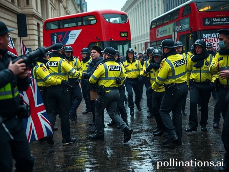 Malta Police in London arrest protesters after clashes at large far-right rally