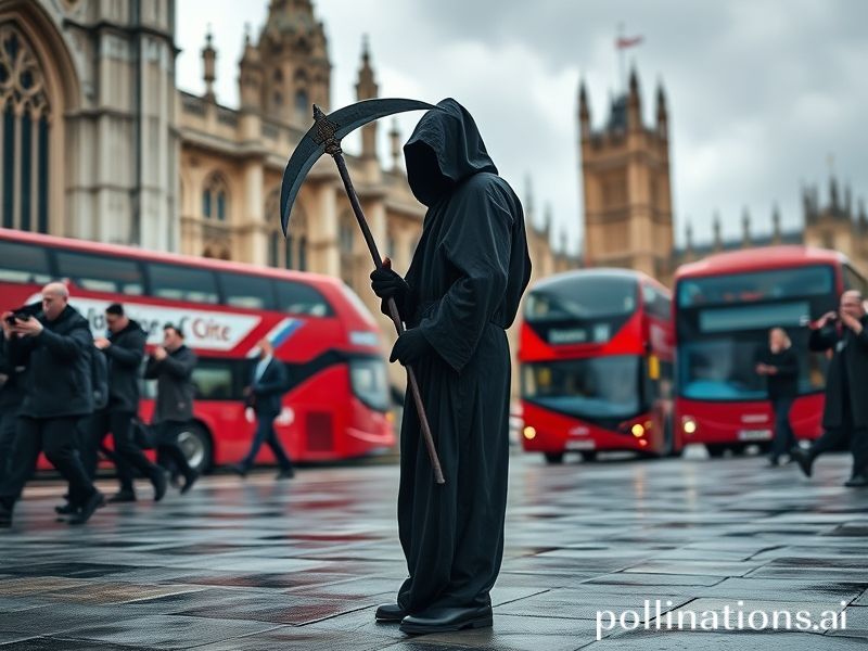 Malta Watch: Grim Reaper protest greets MPs over controversial planning bills