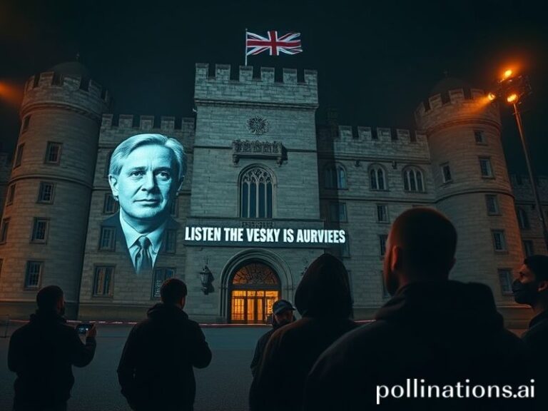 Malta Watch: Protesters beam Epstein video at UK castle before Trump visit