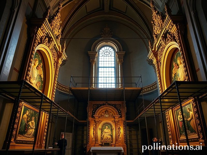Malta Three altarpieces at Għaxaq parish church conserved