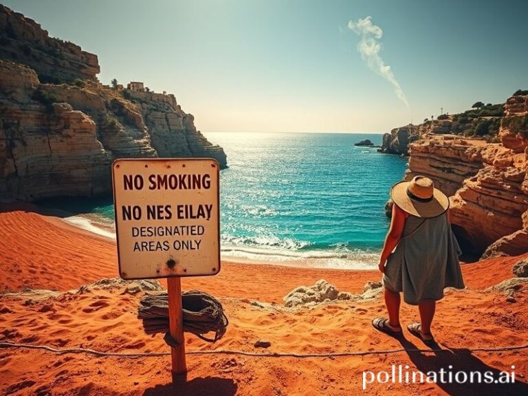 Malta No smoking in Golden Bay, Ramla l-Ħamra except in designated areas