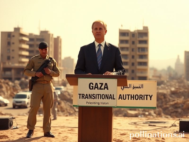 Malta Tony Blair could lead transitional authority in Gaza