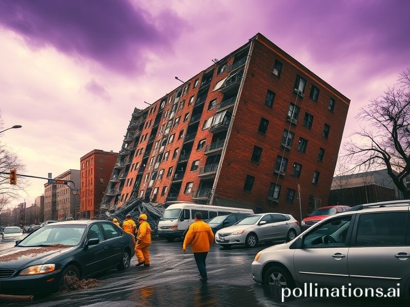 Malta Building collapses in Victoria after heavy rain
