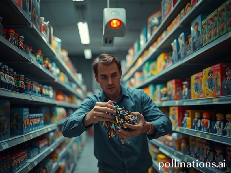 Malta Man caught by motion detector camera stealing Playmobil toys