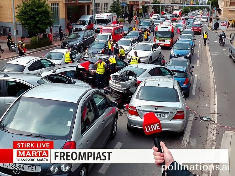 Malta Watch: Traffic accident caught live on air during live Transport Malta interview