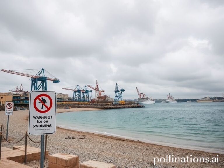 Malta Swimming 'not recommended' on Valletta's Marsamxett Harbour coast
