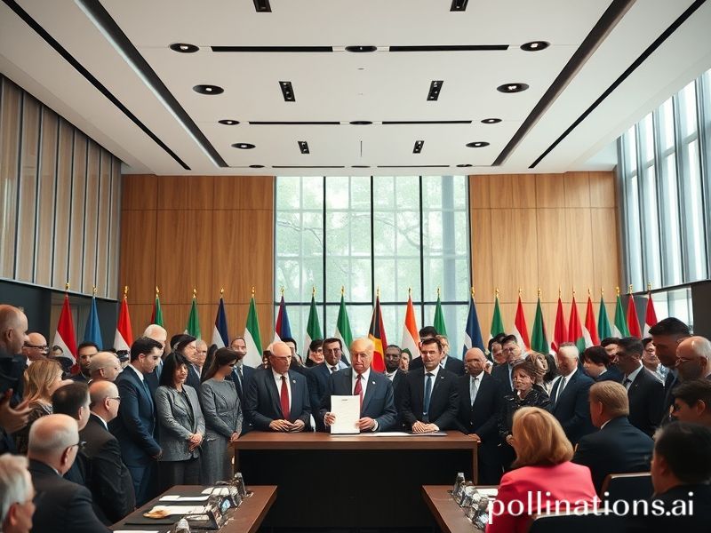 Malta Trump hails 'tremendous day for Middle East' as leaders sign Gaza declaration