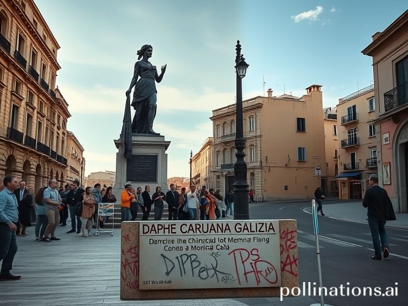 Malta 'Daphne Caruana Galizia honoured in Europe but ignored by authorities in Malta'