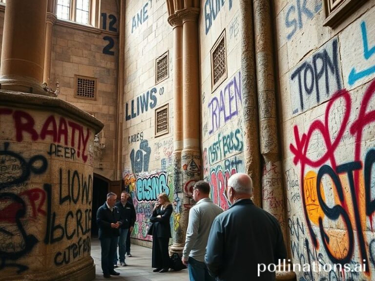 Malta Watch: Canterbury cathedral graffiti exhibition asks questions of God