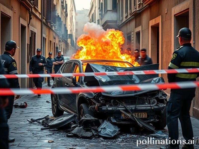 Malta Outrage as bomb destroys Italian investigative journalist Sigfrido Ranucci's car