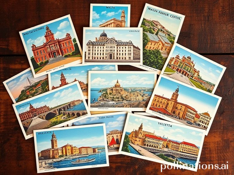 Malta In pictures: More foreign trade cards with Malta images