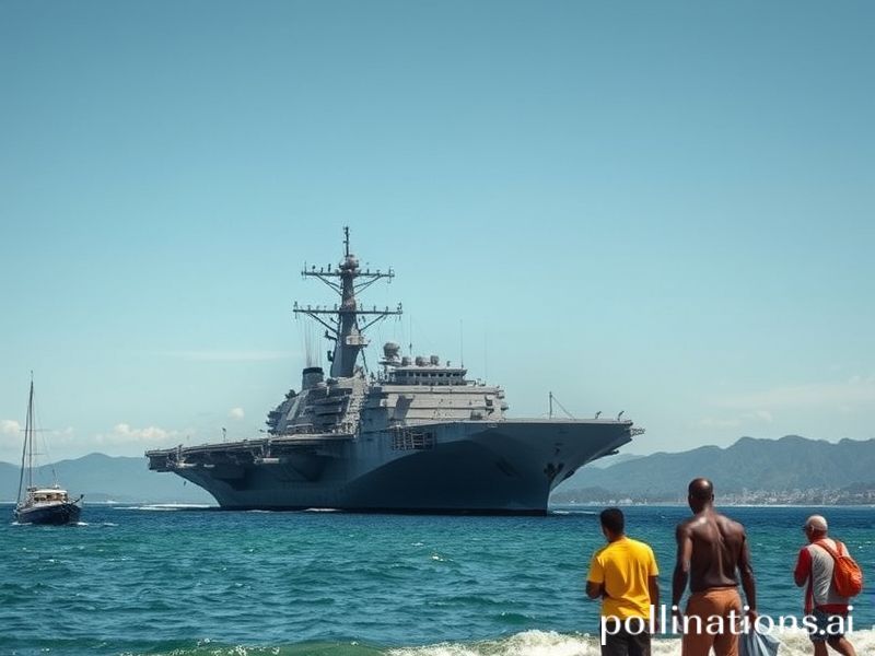 Malta Trump sends world's biggest warship to Latin America