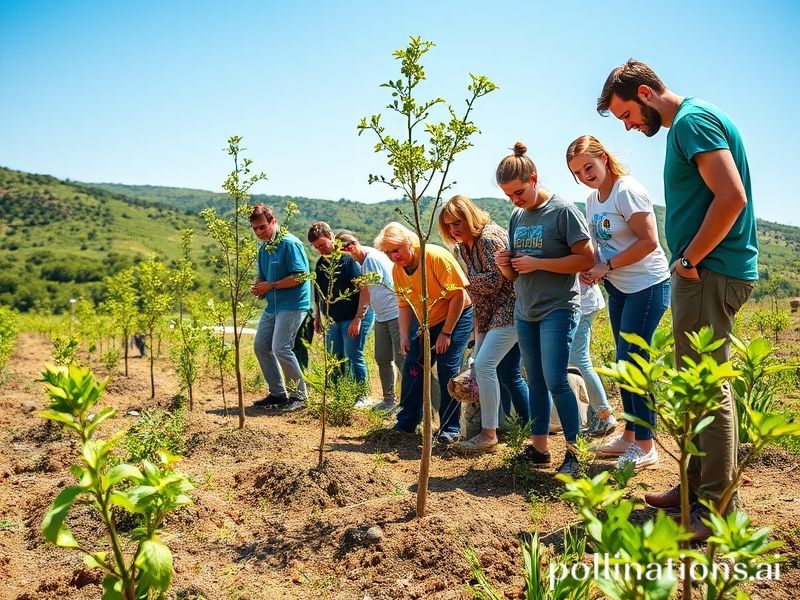 Malta Trees planted in Wied Inċita to mark Climate Action Authority's first year