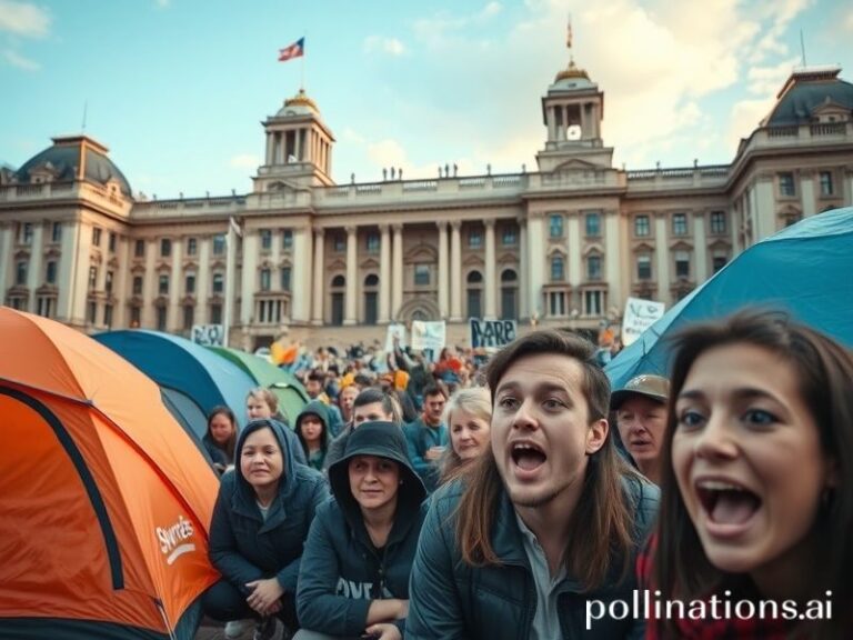 Malta Activists camp outside parliament and demand planning bills are dropped