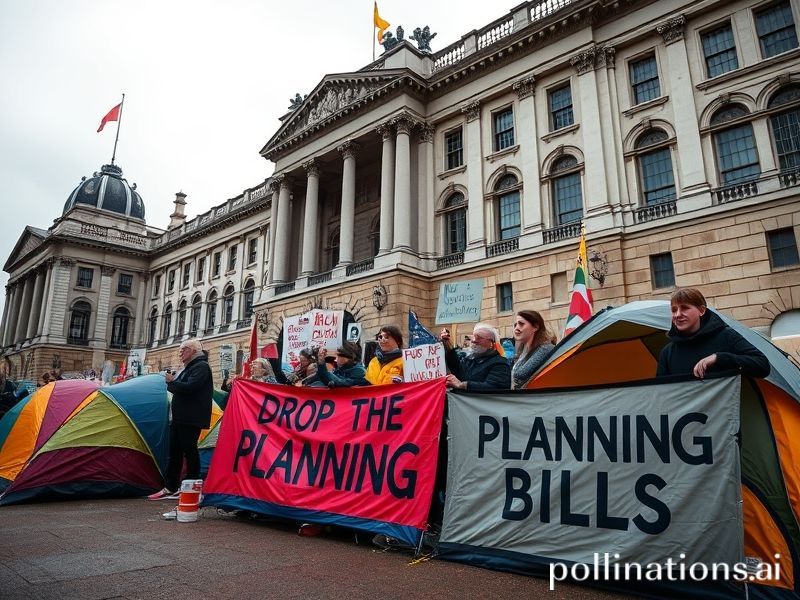 Malta Watch: Activists camp outside parliament and demand planning bills are dropped