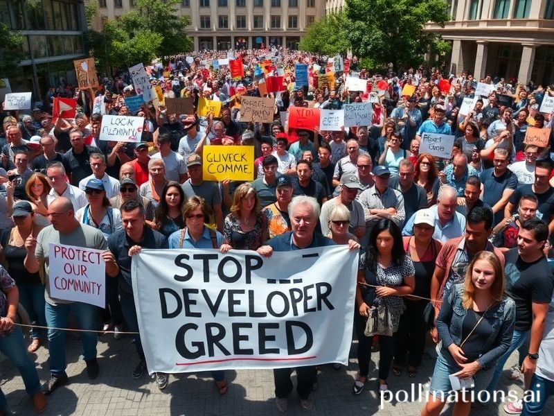 Malta 'You tricked us': Large crowd protests over 'planning reform for developers'