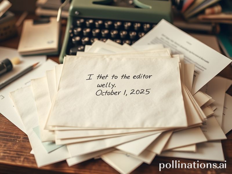 Malta Letters to the editor - October 31, 2025