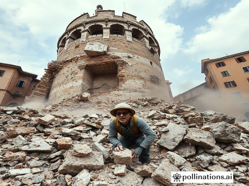 Malta Watch: Medieval tower partially collapses in Rome, trapping worker