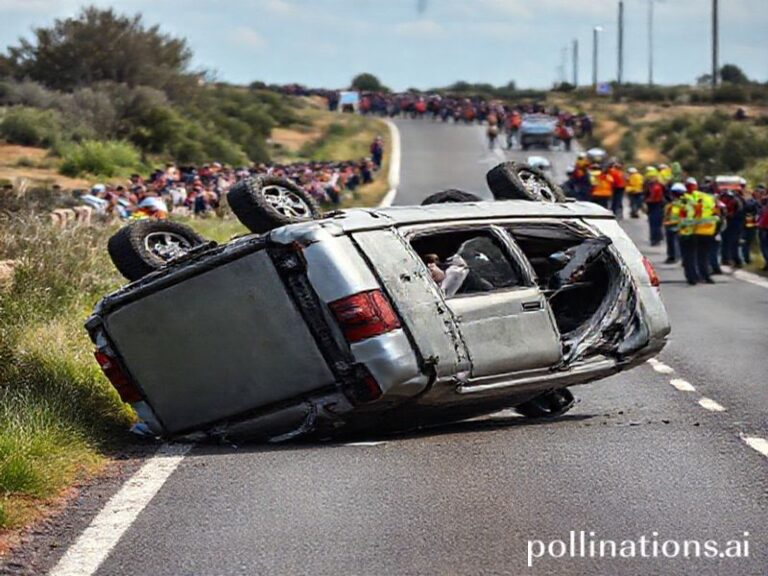 Malta Driver escapes unhurt after car overturns in Attard