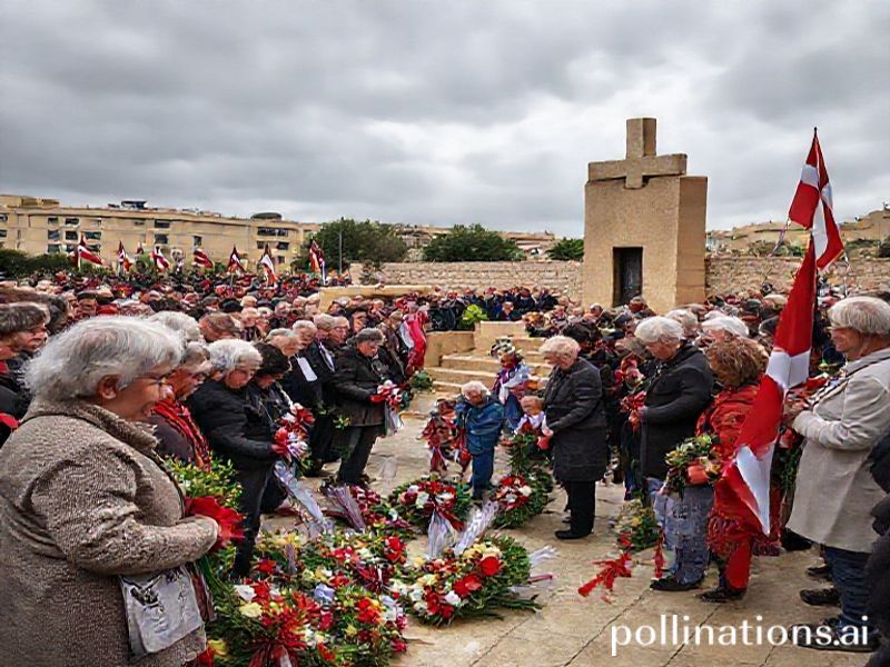 Malta Għajnsielem commemorates war victims