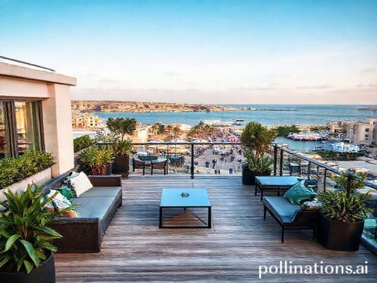 Malta Rooftop deck area at Sliema lido sanctioned
