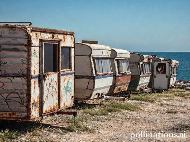 Malta Ġnejna caravans refuse to budge, despite decades of complaints