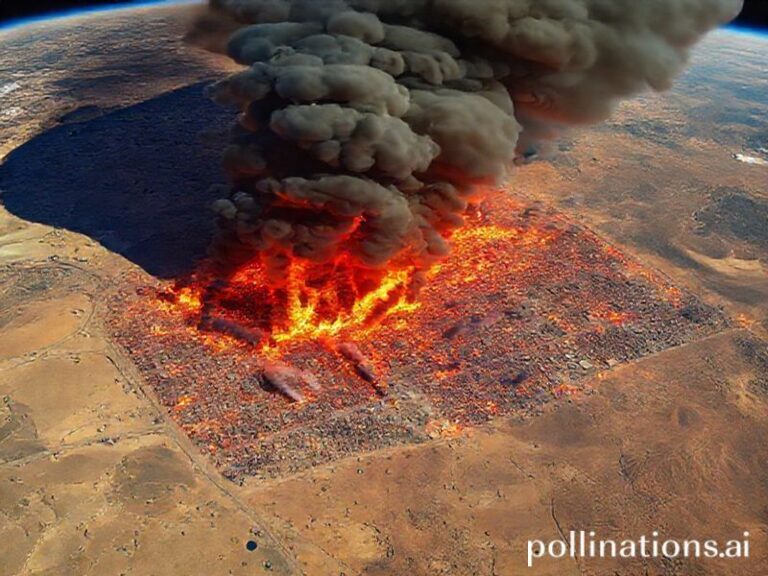 Malta Marsa scrapyard fire visible from space