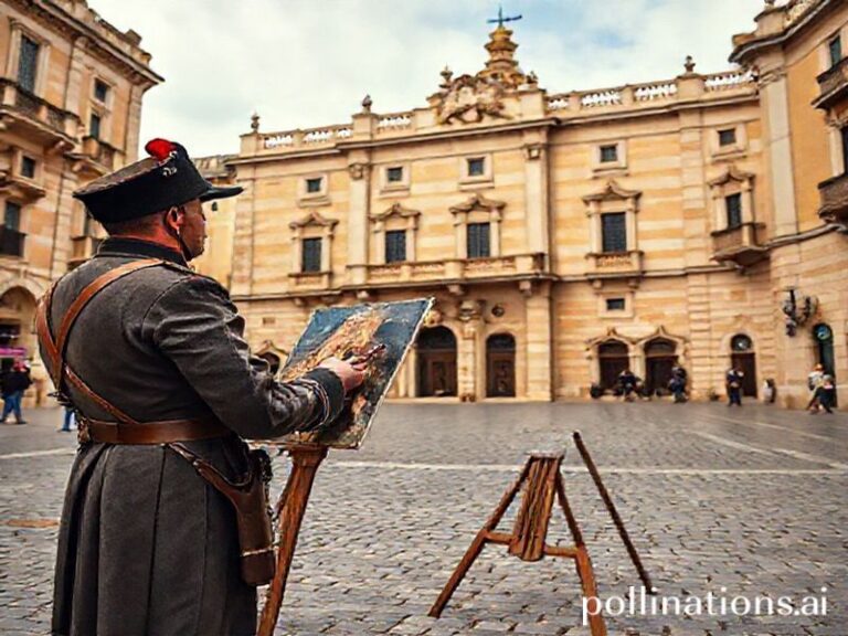 Malta Denton de la Cour Ray, the British soldier who painted at Valletta's Main Guard