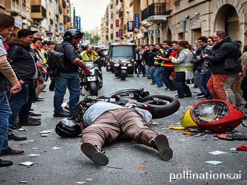 Malta Pedestrian seriously injured by motorcycle in Sliema