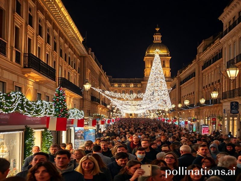 Malta The Christmas countdown starts as the lights go on in Valletta