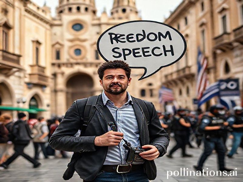 Malta 'I have more freedom of speech in Malta than I do in the US'