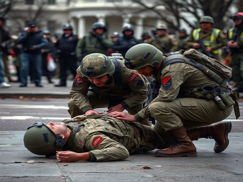 Malta Two National Guard soldiers shot near White House, suspect in custody