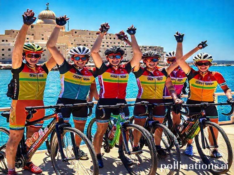 Malta LifeCycle team back in Malta after Petra to Jeddah cycling challenge