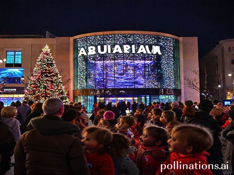 Malta Christmas lights switched on at Malta National Aquarium square