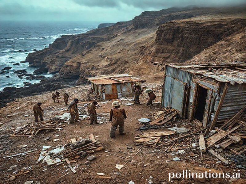 Malta Squatters dismantle illegal structures at the Dwejra Lines