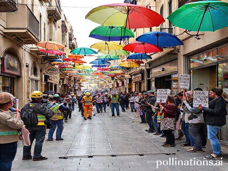 Malta Is-Suq tal-Belt wants umbrellas instead of canopies but residents oppose them
