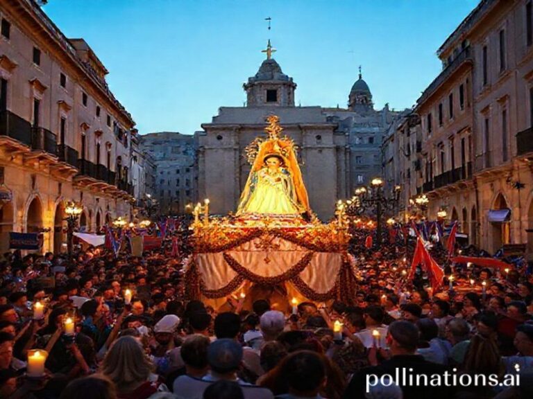 Malta Crowds turn out for baby Jesus procession in Valletta