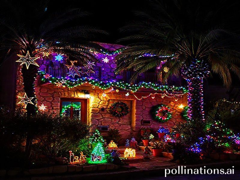 Malta Behind the brightest Christmas homes on the Maltese islands