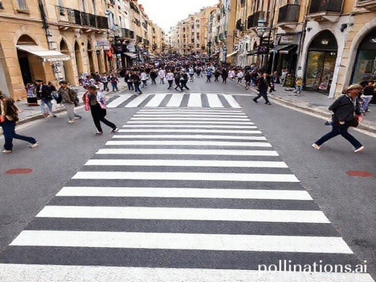 Malta Triple zebra crossing appears in Birkirkara