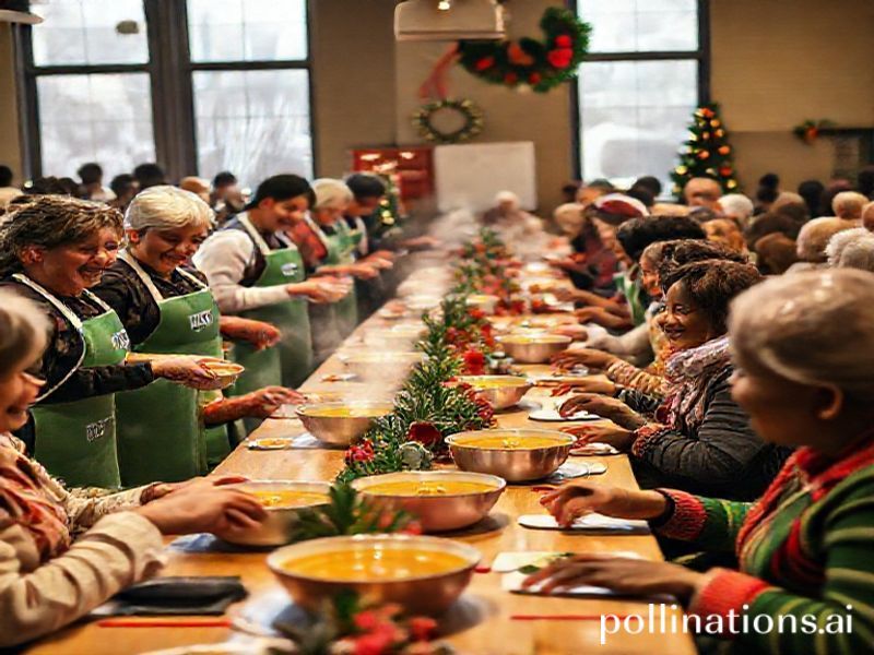 Malta Caritas, Soup Kitchen OFM volunteers serve Christmas lunch to hundreds